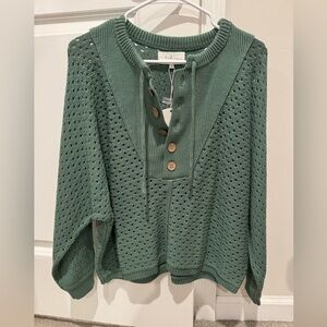 La February Buttoned Sweater